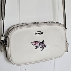 RARE Coach Sharky Shark Crossbody Purse